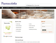 Tablet Screenshot of pharmacologia.com